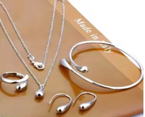 Silver Necklace Net